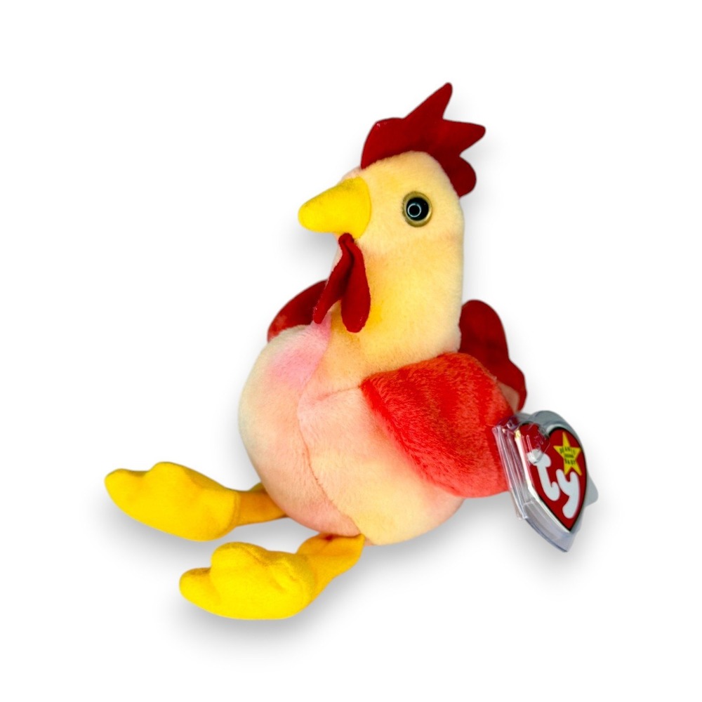 Doodle the Rooster | Barnyard Sunrise | Mint Heart Tag TY Beanie Baby